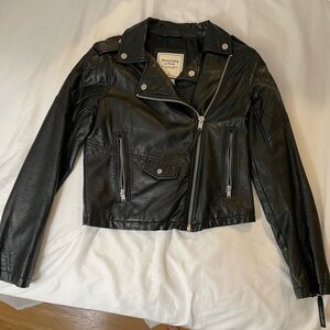 Abercrombie and Fitch Vegan Leather Jacket